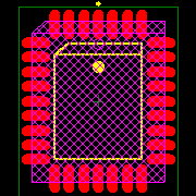 SST39SF040-70-4I-NHE-T Footprint - Microchip