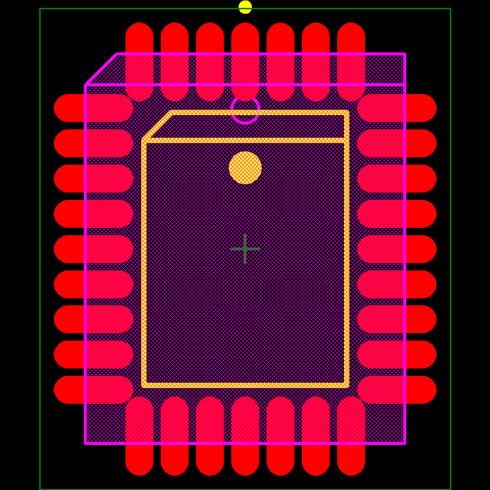 SST39SF040-70-4I-NHE-T Footprint - Microchip