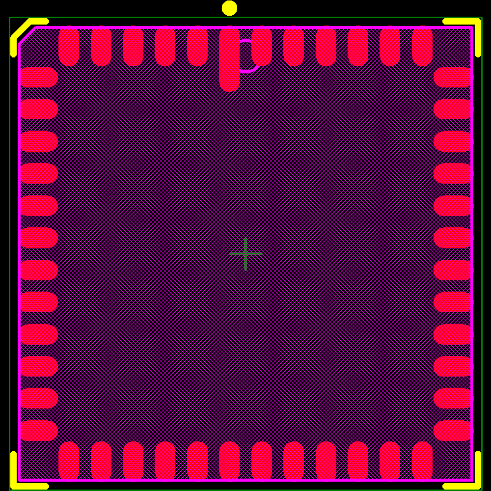 NOIV2SN1300A-QDC Footprint - onsemi