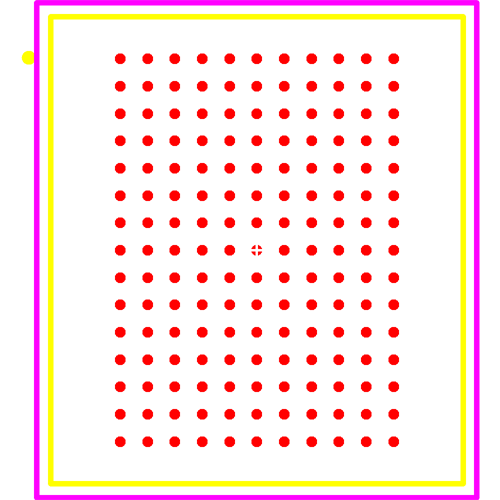 CY7C2663KV18-450BZXC Footprint - Infineon