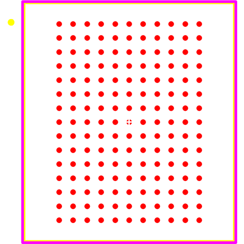 CY7C2663KV18-450BZXC Footprint - Infineon