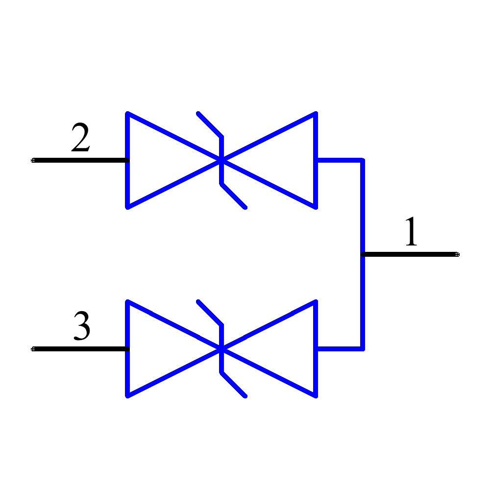 ESD122DMYR Symbol - Texas Instruments