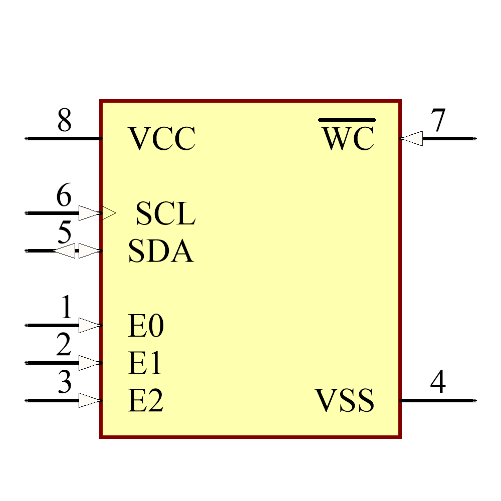 M24256-BRMN6P Symbol - STMicroelectronics
