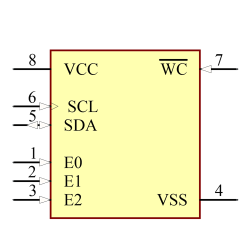 M24256-BRMN6P Symbol - STMicroelectronics