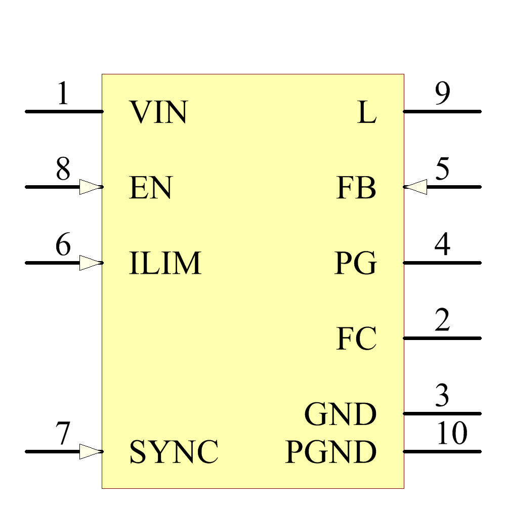 TPS62000DGSG4 Symbol - Texas Instruments