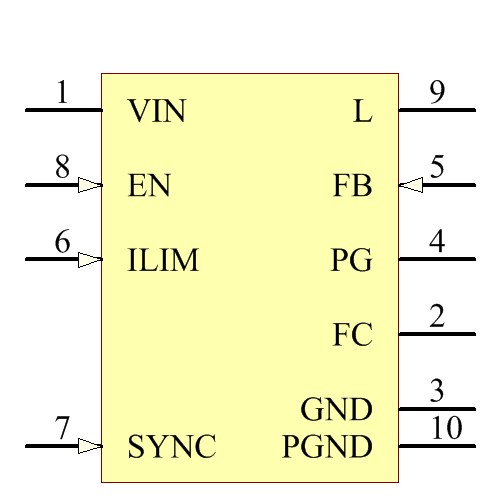 TPS62000DGSG4 Symbol - Texas Instruments