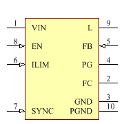 TPS62000DGSG4 Symbol - Texas Instruments