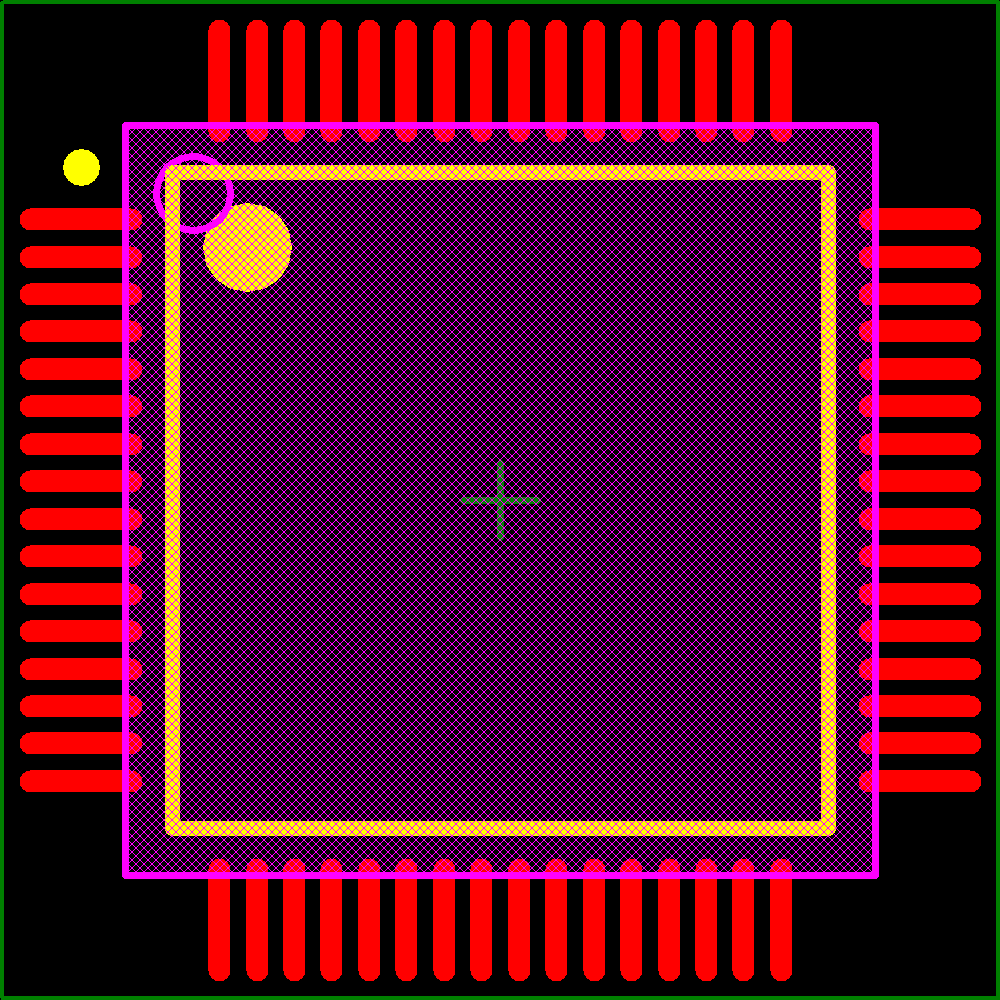 C8051F702-GQ Footprint - Silicon Lab