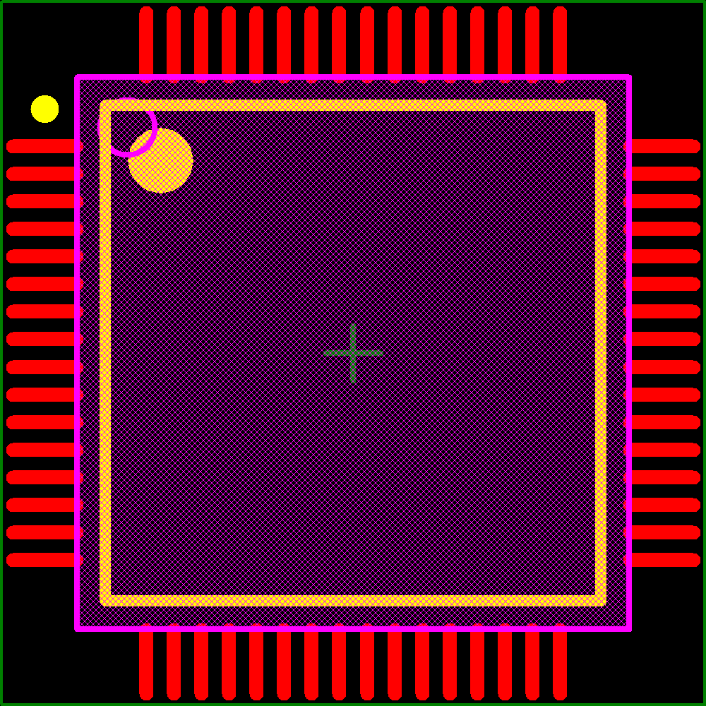 C8051F702-GQ Footprint - Silicon Lab