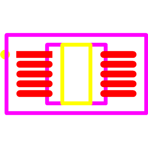 TPS2490DGS Footprint - Texas Instruments