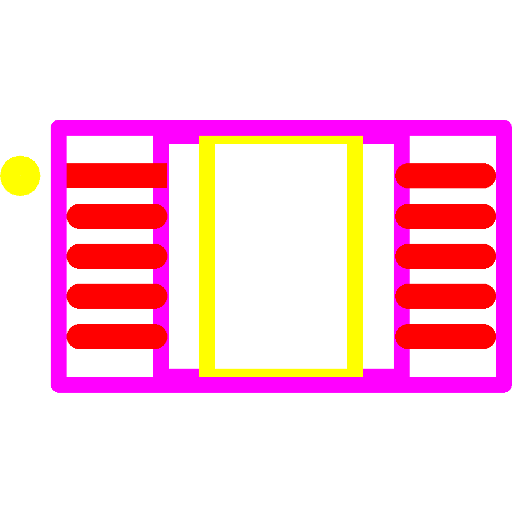TPS2490DGS Footprint - Texas Instruments