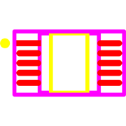 TPS2490DGS Footprint - Texas Instruments