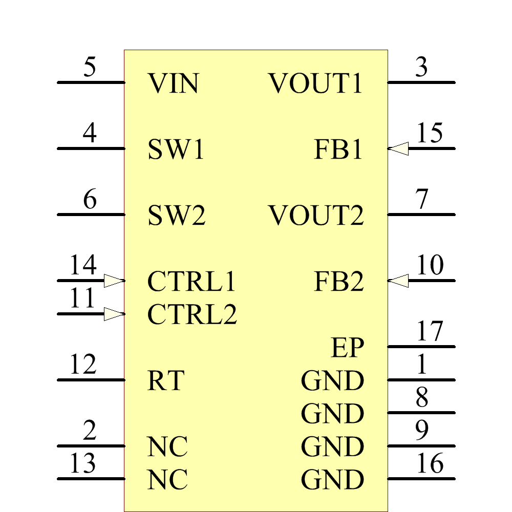LT3466EFE#PBF Symbol - Analog Devices