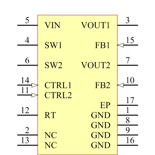 LT3466EFE#PBF Symbol - Analog Devices