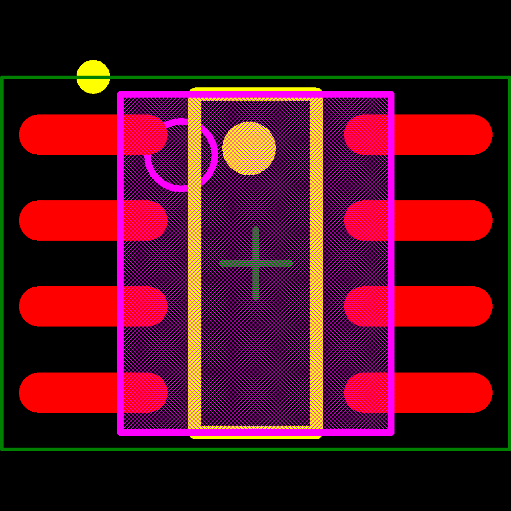24LC08BH-I/SN Footprint - Microchip