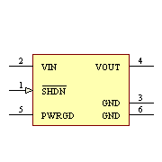 MCP1826T-1802E/DC Symbol - Microchip
