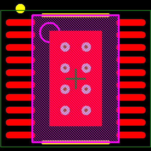LTC3417AEFE Footprint - Analog Devices / Linear Technology