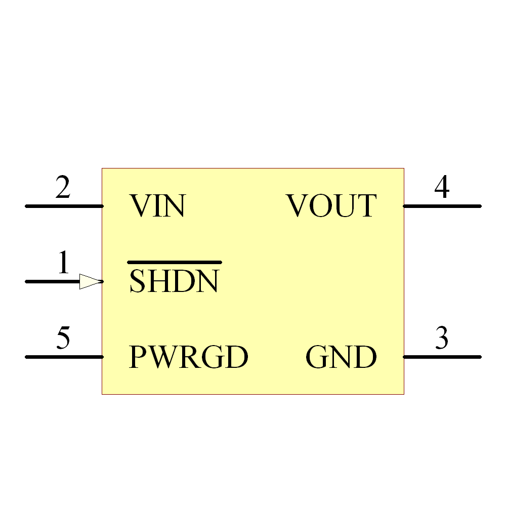 MCP1826-2502E/AT Symbol - Microchip