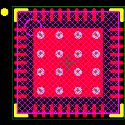 SI5323-C-GM Footprint - Silicon Lab