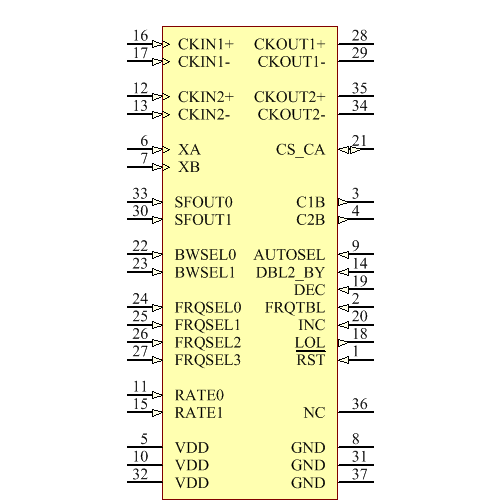 SI5323-C-GM Symbol - Silicon Lab