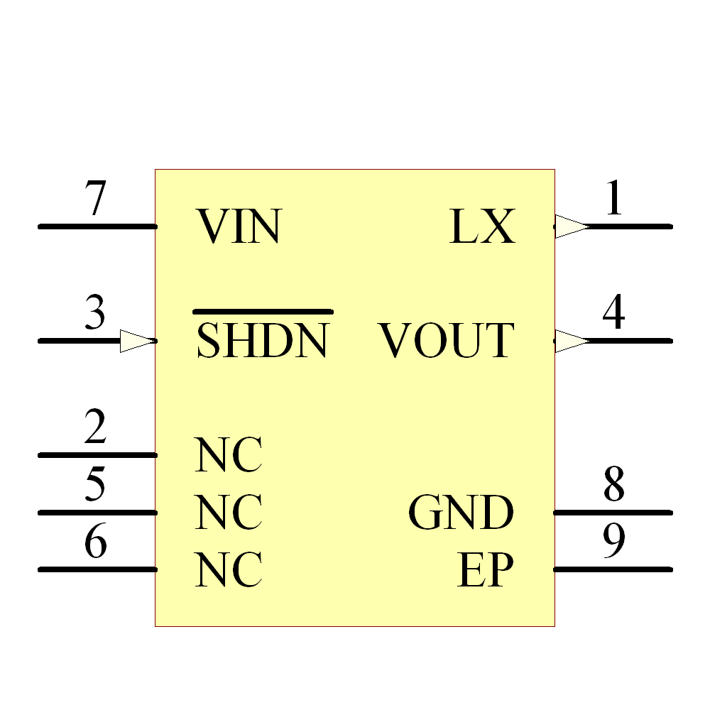 MCP1603T-180I/MC Symbol - Microchip