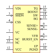 LT3800EFE Symbol - Analog Devices / Linear Technology