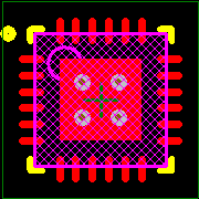 SI5338N-A-GMR Footprint - Silicon Lab