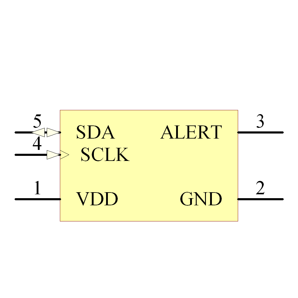 MCP9802A0T-M/OT Symbol - Microchip