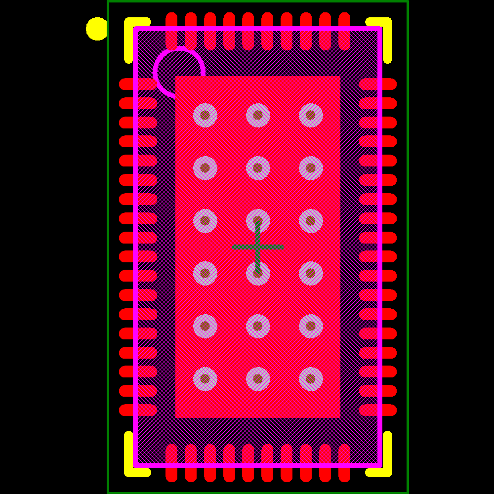 LT3595AEUHH#PBF Footprint - Analog Devices