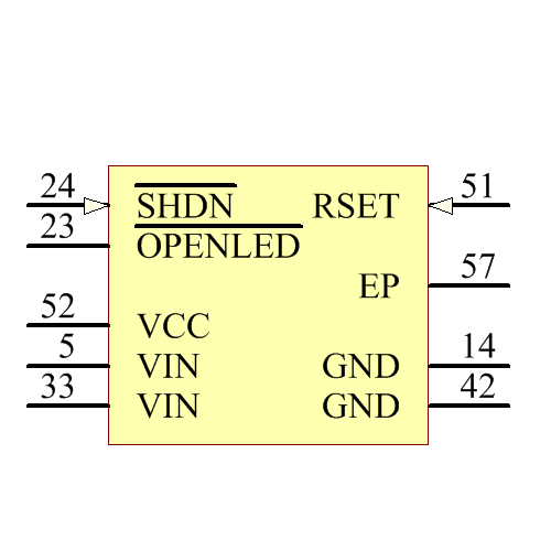 LT3595AEUHH#PBF Symbol - Analog Devices
