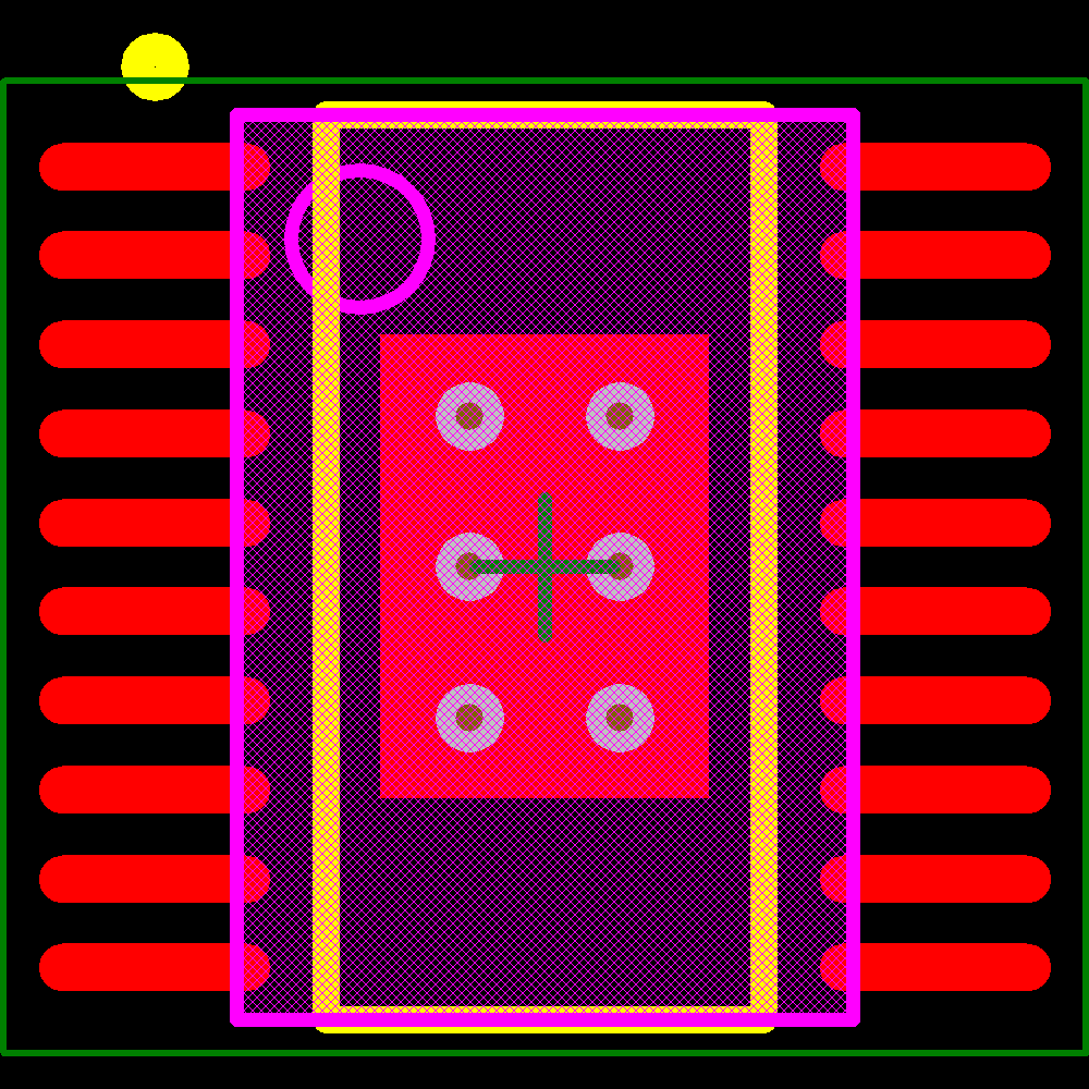 TPS75333QPWPREP Footprint - Texas Instruments