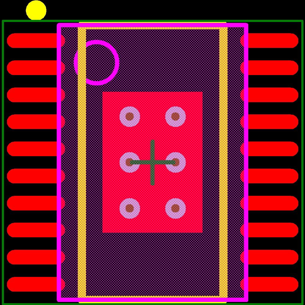 TPS75333QPWPREP Footprint - Texas Instruments