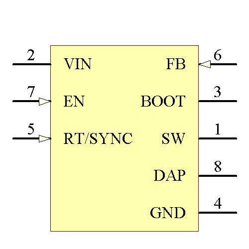 LM22670TJE-5.0/NOPB Symbol - Texas Instruments