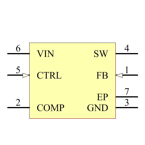 TPS61161DRVRG4 Symbol - Texas Instruments