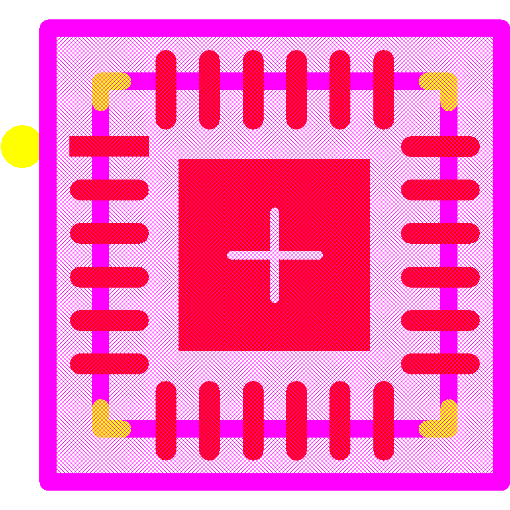 TLC59283RGER Footprint - Texas Instruments