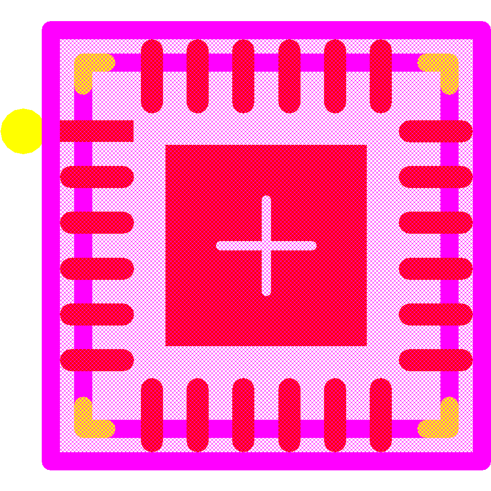 TLC59283RGER Footprint - Texas Instruments