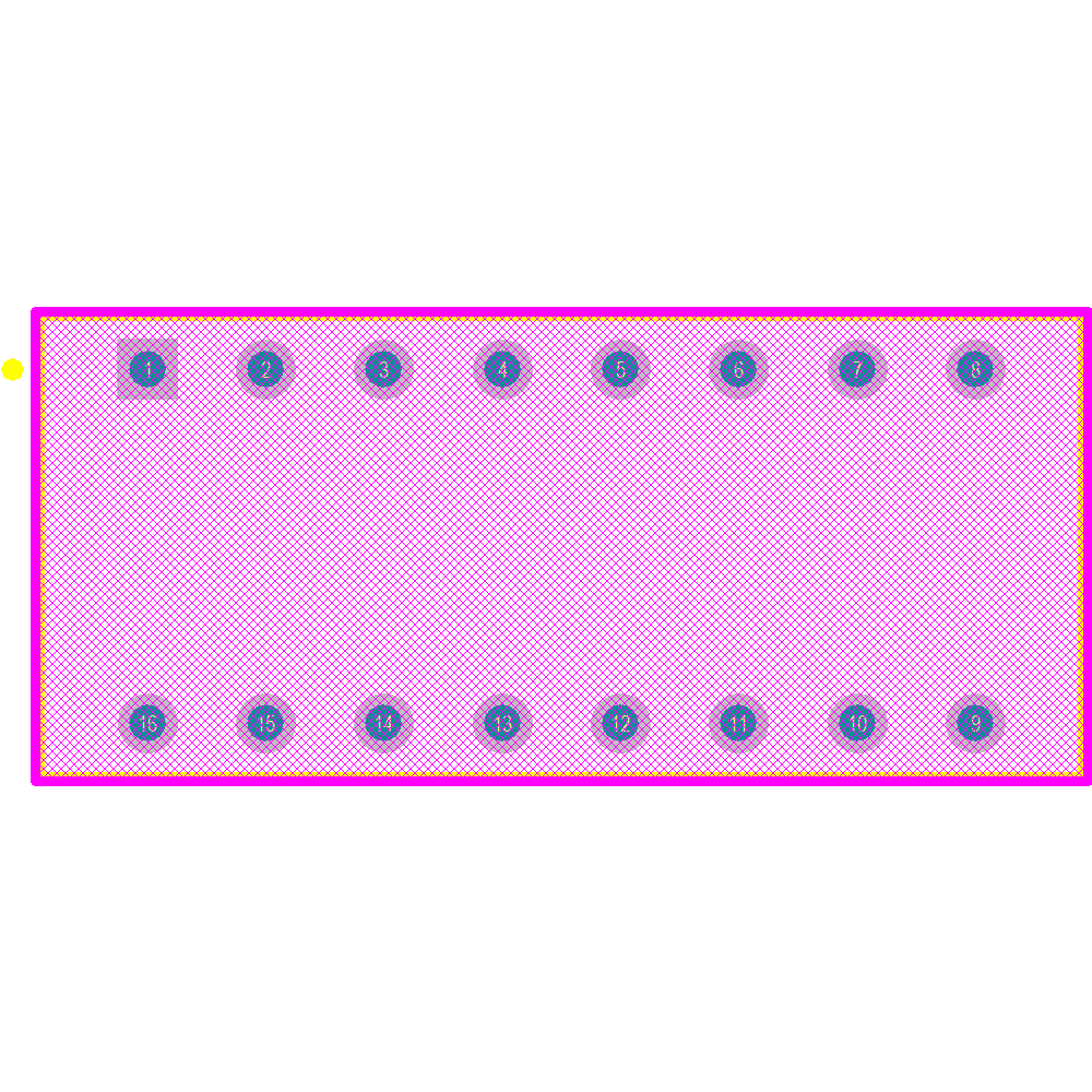 78B08ST Footprint - Grayhill