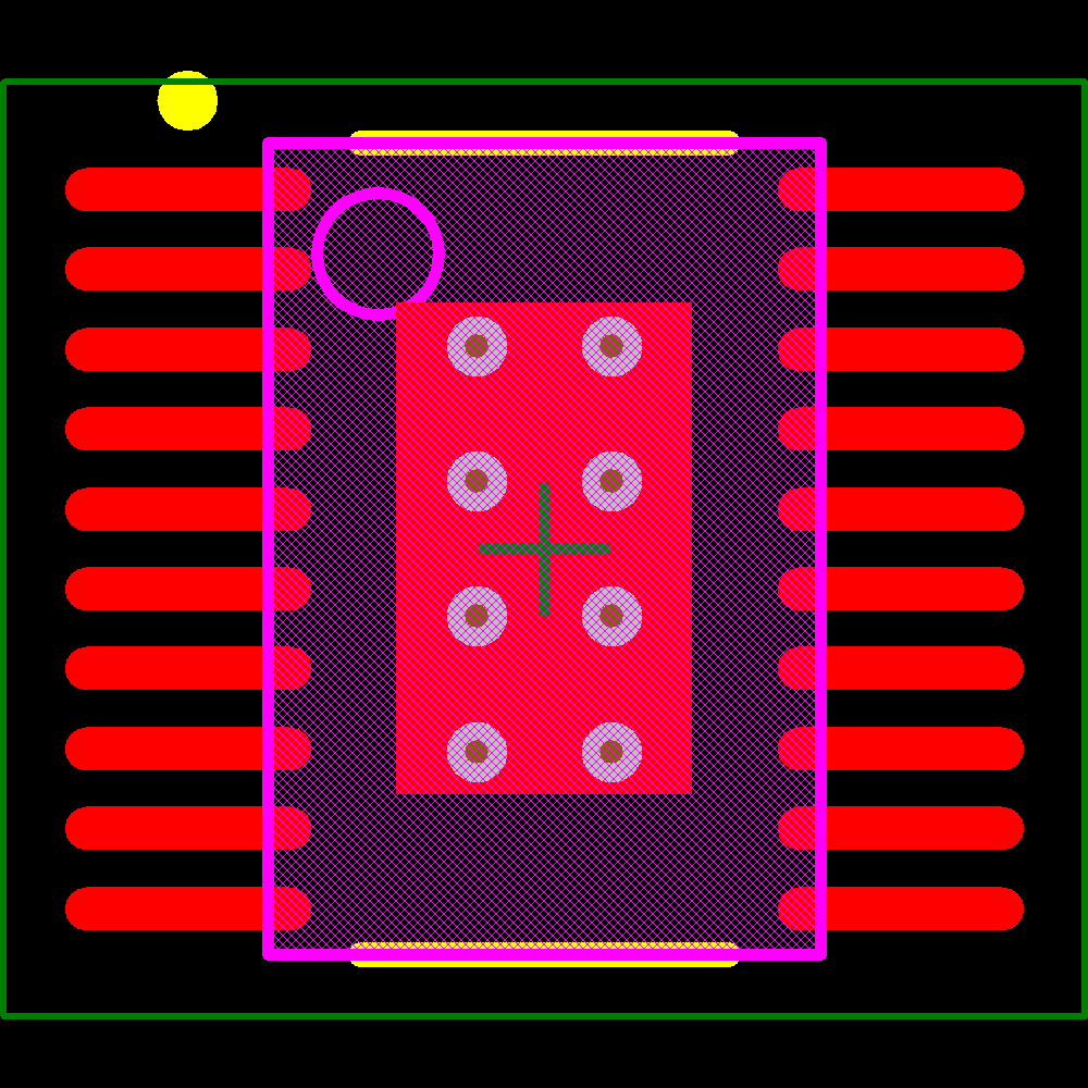 TPS61199PWP Footprint - Texas Instruments