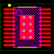 TPS61199PWP Footprint - Texas Instruments