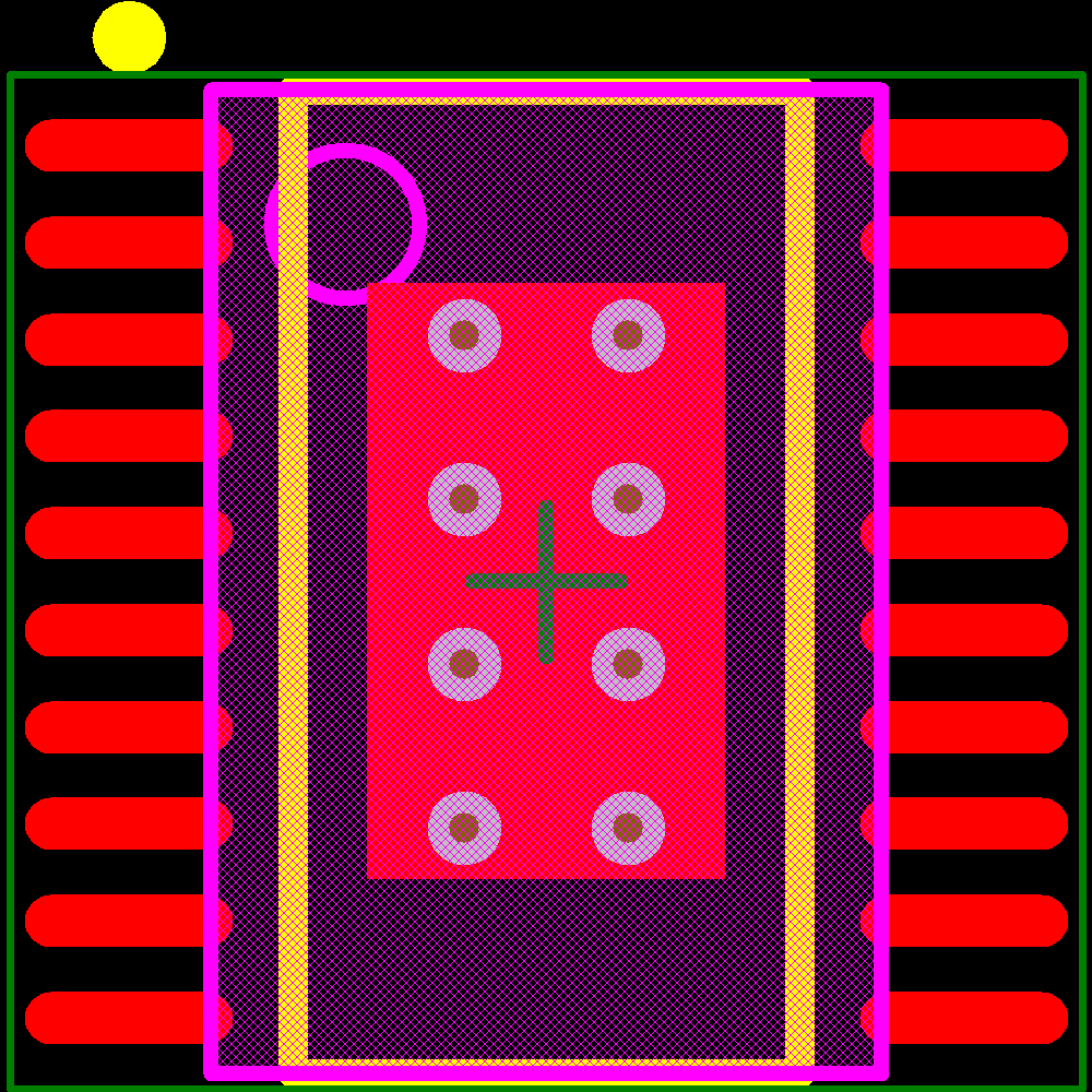 TPS61199PWP Footprint - Texas Instruments
