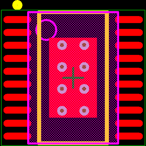 TPS61199PWP Footprint - Texas Instruments