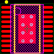 TPS61199PWP Footprint - Texas Instruments