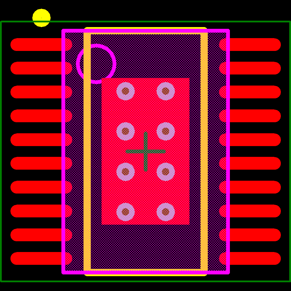 TPS61199PWP Footprint - Texas Instruments