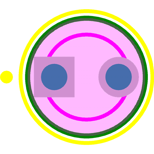 TLLG4400-AS12 Footprint - Vishay