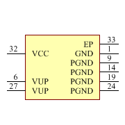 TLC5924DAPRG4 Symbol - Texas Instruments