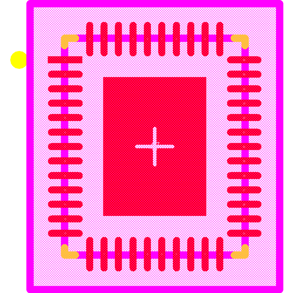 LP5030RJVR Footprint - Texas Instruments
