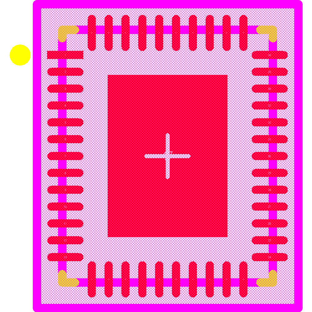 LP5030RJVR Footprint - Texas Instruments