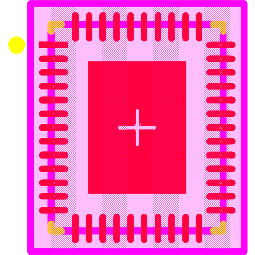 LP5030RJVR Footprint - Texas Instruments