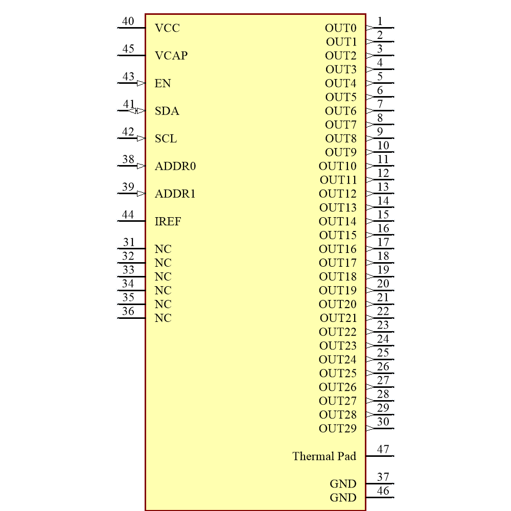 LP5030RJVR Symbol - Texas Instruments