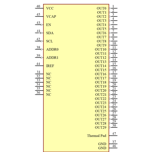 LP5030RJVR Symbol - Texas Instruments